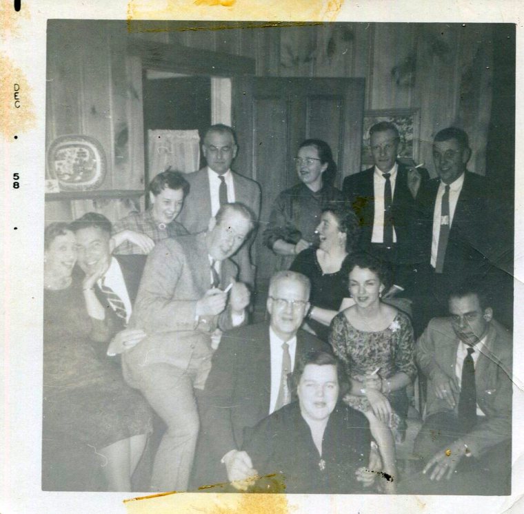 Bridge St Party.1958